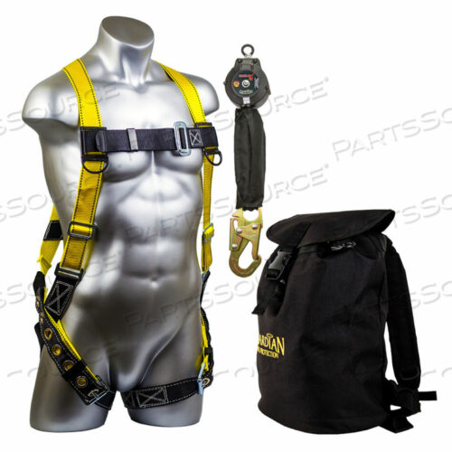 КОМПЛЕКТ ДЛЯ ПОДЪЕМА, DIABLO ОЦИНКОВАННАЯ СТАЛЬНАЯ САМОСТОЯТЕЛЬНАЯ СПАСАТЕЛЬНАЯ ЛИНИЯ, VELOCITY HUV, МЕШОК