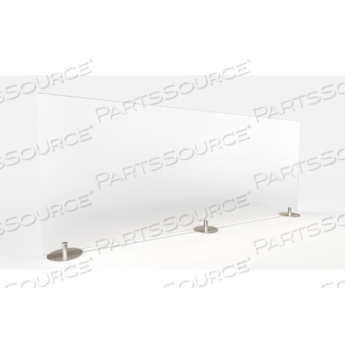 OEM#: DPSF2448-FDESKTOP PROTECTION SCREEN - ОТДЕЛЬНОСТОЯЩИЙ 48Ш X 24В, МАТОВЫЙ ТЕРМОПЛАСТИК от Ghent