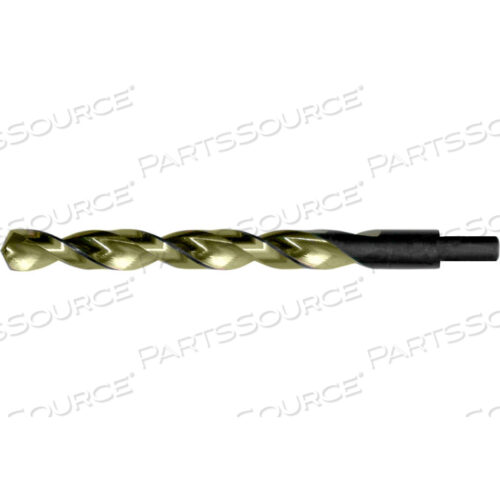 1873 7/16 HSS H.D. ЧЕРНО-ЗОЛОТОЕ 135-КОНЕЧНОЕ 3/8 УМЕНЬШЕННОЕ ПАРАБОЛИЧЕСКОЕ СВЕРЛО ДЛЯ РАБОТЫ С ДЛИННОЙ КОРОБКОЙ
