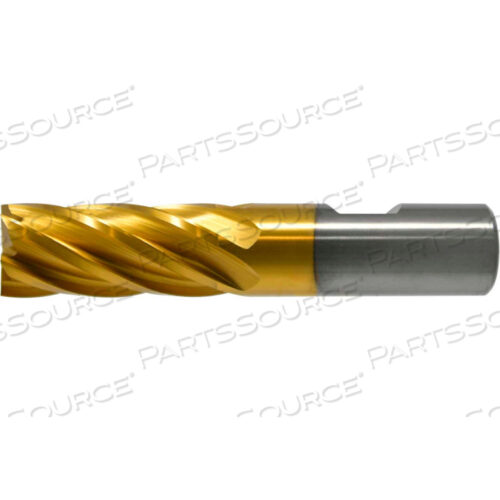 HGC-4C-TN HSS-COBALT 6-ЗУБАЯ КВАДРАТНАЯ ОДНОКОНЦЕВАЯ ФРЕЗА, 1 X 1 X 6 X 8-1/2
