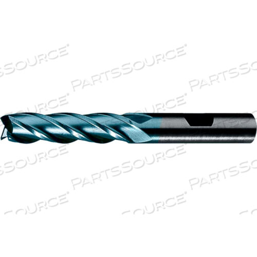 HGC-4C-TC 4-ЗУБАЯ ОДНОКОНЦЕВАЯ ФРЕЗА HSS-COBALT TICN, 1-1/2 X 1-1/4 X 8 X 10-1/2