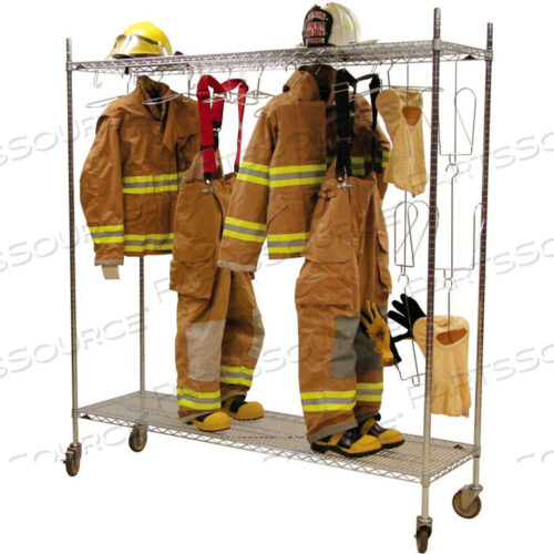 OEM#: DPMREADY RACK MOBILE AIR DRY LAUNDRACK LOCKER - CHROME by Groves