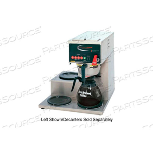 ОДИНАРНЫЙ, ЦИФРОВОЙ УПРАВЛЯЕМЫЙ ДЕКАНТЕРНЫЙ ЗАВАРОЧНЫЙ АППАРАТ, 1 НИЖНИЙ И 2 ПРАВЫХ БОКОВЫХ НАГРЕВАТЕЛЯ