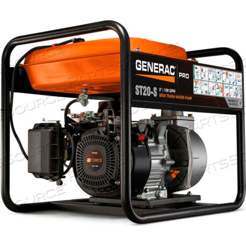 OEM#: 69192 SEMI-TRASH WATER PUMP WITH G-FORCE by Generac