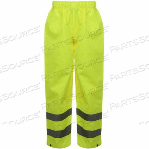 OEM#: 6801-S/M6801 CLASS E STANDARD WATERPROOF RAIN PANTS, LIME, S/M by GSS Safety LLC