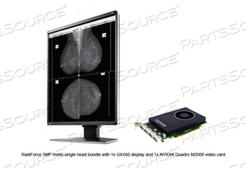 RADIFORCE 5MP MONO SINGLE HEAD BUNDL С 1X ДИСПЛЕЕМ GX560 И 1X ВИДЕОКАРТОЙ NVIDIA QUADRO M2000