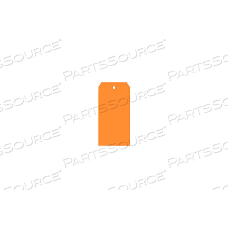 OEM#: G11061H#6 ORANGE SHIPPING TAG PACK 5-1/4 X 2-5/8 - 1000 PACK by Box Packaging Inc