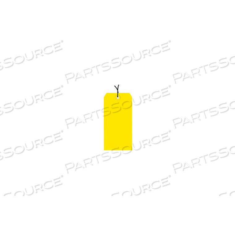 OEM#: G11022C#2 УПАКОВКА ЖЕЛТЫХ БИРОК НА НИТКЕ 3-1/4 X 1-5/8 - 1000 шт. от Box Packaging Inc