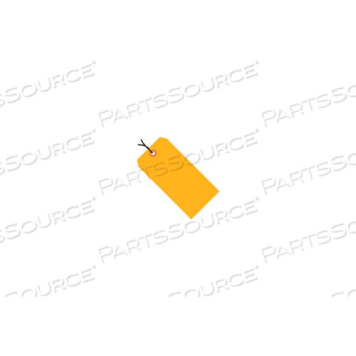 OEM#: G12022D#2 УПАКОВКА ОРАНЖЕВЫХ ФЛУОРЕСЦЕНТНЫХ БИРОК НА НИТИ 3-1/4 X 1-5/8 - 1000 шт. от Box Packaging Inc