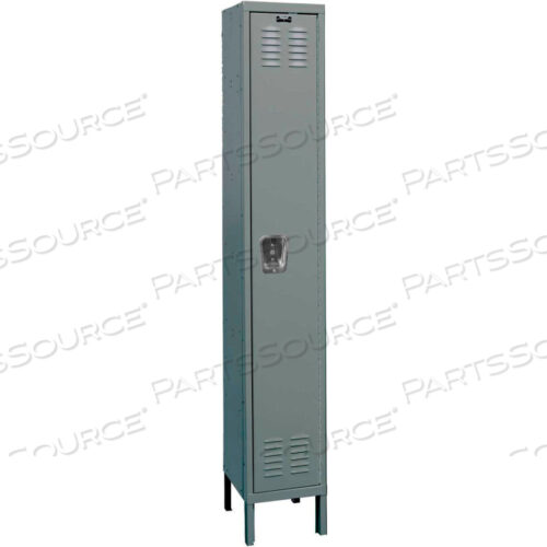 OEM#: U1518-1HGSОДНОЯРУСНЫЙ 1-ДВЕРНЫЙ СТАЛЬНОЙ ШКАФЧИК ПРЕМИУМ-КЛАССА, 15WX21DX72H, ТЕМНО-СЕРЫЙ, В РАЗОБРАННОМ СОБРАНИЕМ от Hallowell