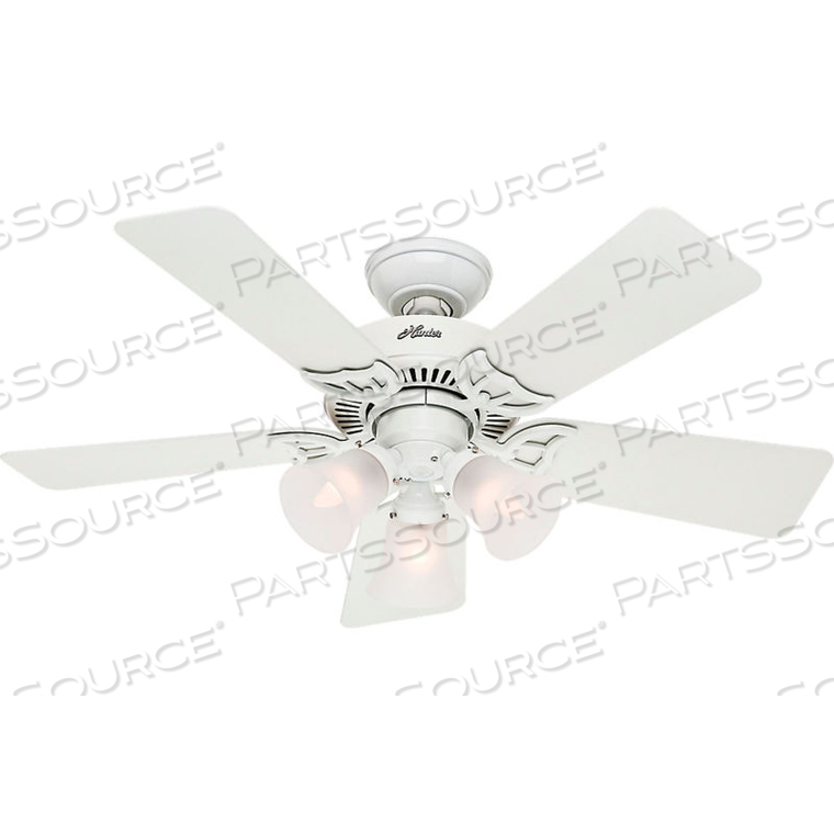 OEM#: 51010ВЕНТИЛЯТОР ПОТОЛОЧНЫЙ SOUTHERN BREEZE 42 ДЛЯ ПОМЕЩЕНИЙ - БЕЛЫЙ от Hunter Fan Co. / Casablanca Fand Co.