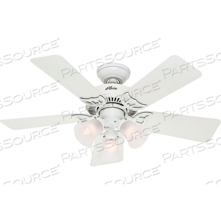 OEM#: 51010ВЕНТИЛЯТОР ПОТОЛОЧНЫЙ SOUTHERN BREEZE 42 ДЛЯ ПОМЕЩЕНИЙ - БЕЛЫЙ от Hunter Fan Co. / Casablanca Fand Co.