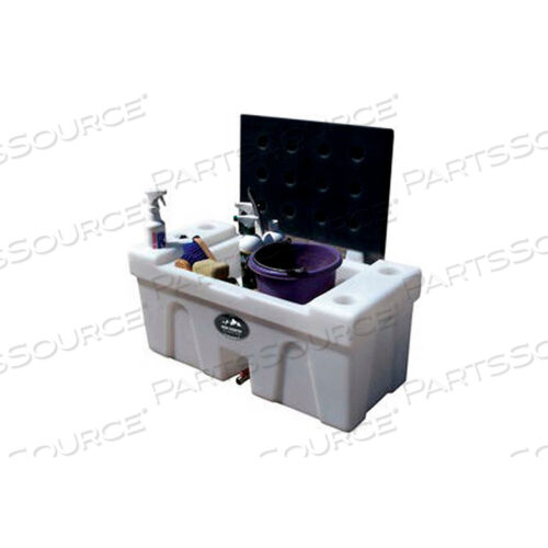 BENCH WATER CADDY, 25 GALLONS