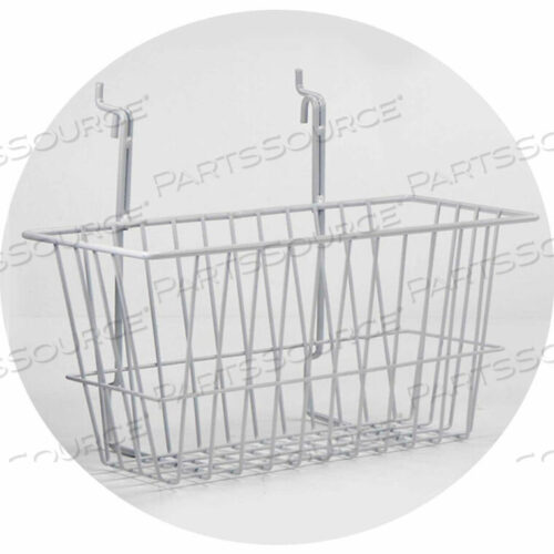 OEM#: 5081-WWHITE WIRE BASKET, 12L X 6W X 6H by Horizon Mfg Enterprises, Inc