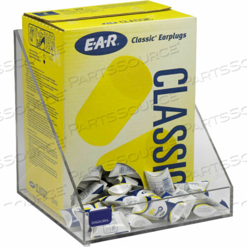 200 ПАР ПЕНОПЛАСТИКОВЫХ БЕРУШЕК, ПРОЗРАЧНЫЙ ПЛАСТИК, 10-1/2 Л