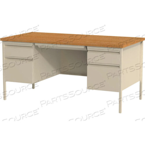 OEM#: 20100СТАЛЬНОЙ СТОЛ - ДВОЙНАЯ ПЬЕДЕСТАЛКА - 30 X 60 ШПАТЛЕВКА/ДУБ - СЕРИЯ HL10000 от Hirsh