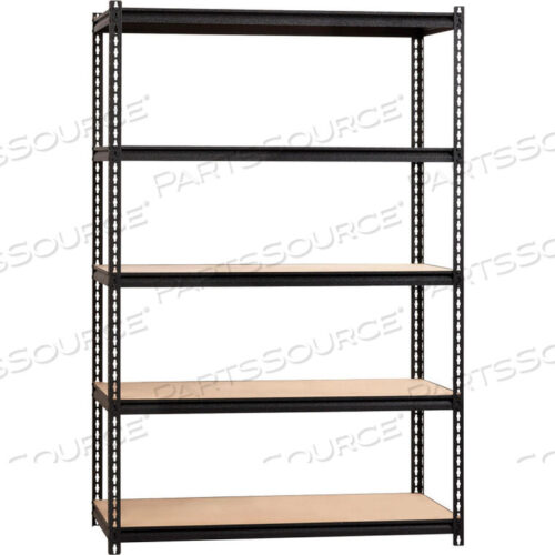 OEM#: 20994IRON HORSE HEAVY DUTY STORAGE RACK, 48WX24DX72H, 5 ПОЛОК, КРЫШКА 2300LBS, BLK от Hirsh