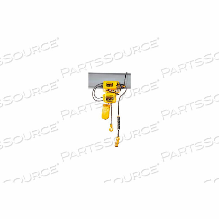 OEM#: SNERM020L-L-10-115VSNER 2 TON, ELECTRIC CHAIN HOIST W/ MOTOR TROLLEY, 10 LIFT, 7 FPM, 115V by Harrington