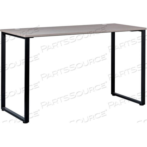 OEM#: 695602INTERION OPEN PLAN СТОЛ ДЛЯ РАБОТЫ СТОЯ - 60 Ш X 30 Г X 40 В - СЕРАЯ СТОЛЕШНИЦА С ЧЕРНЫМИ НОЖКАМИ от Hirsh