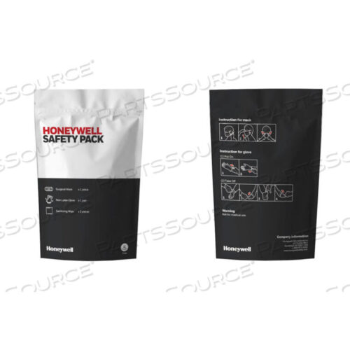 OEM#: SAFETYPACK/CPD/01NORTH ОДНОРАЗОВЫЙ ЗАЩИТНЫЙ НАБОР, ВКЛЮЧАЕТ МАСКИ, ПЕРЧАТКИ И САЛФЕТКИ от Honeywell