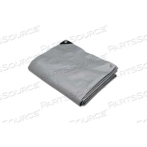 OEM#: STH-2030HEAVY DUTY SUPER COVER POLY TARP 10 MIL, SILVER/BLACK, 20L X 30W от Hygrade Safety Supplies