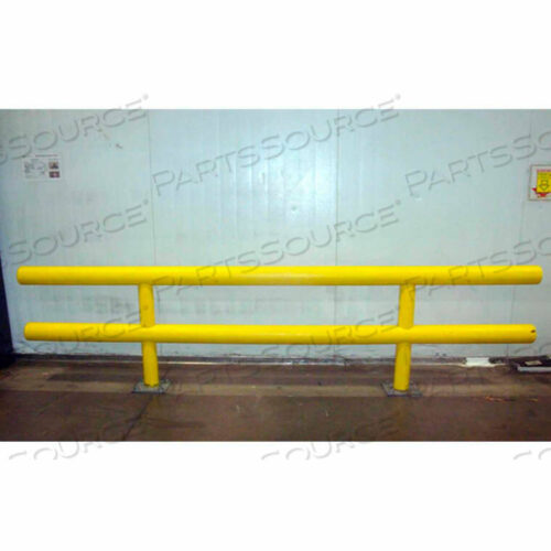 OEM#: GHGR-2-096-42-PSTEEL & HDPE PLASTIC HEAVY WARDERS OF TWO LINE, 96 X 42, YELLOW by Ideal Shield