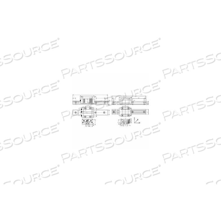 OEM#: TW-04-12DRYLIN-T ПОЛИМЕРНАЯ МИНИ-НАПРАВЛЯЮЩАЯ ПРОФИЛЯ - РАЗМЕР 12 от igus