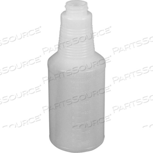 СТАНДАРТНАЯ ПЛАСТИКОВАЯ БУТЫЛКА, НАТУРАЛЬНАЯ, 16 УНЦИЙ.