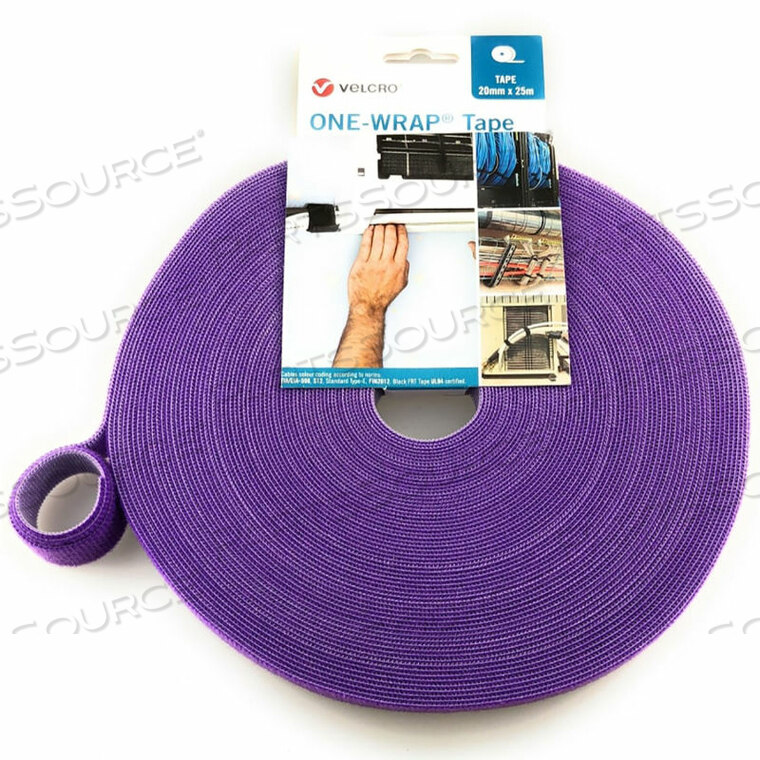 OEM#: IWC167737ЛИПУЧКА-ЗАСТЕЖКА VELCRO ОДНООБОРНАЯ, ФИОЛЕТОВАЯ 1 X 75 от Industrial Webbing Corp.