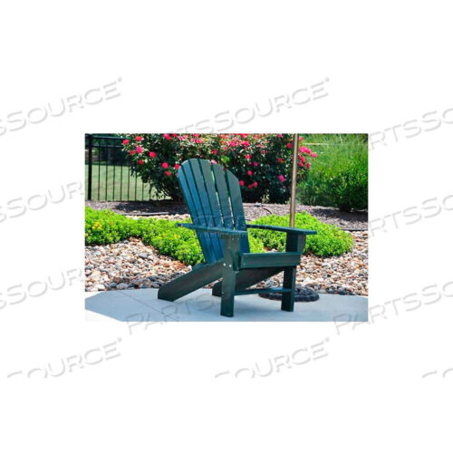 OEM#: PB ADSEAGREFROG FURNISHINGS ПЕРЕРАБОТАННЫЙ ПЛАСТИКОВЫЙ КРЕСЛО SEASIDE ADIRONDACK, ЗЕЛЕНОЕ от Jayhawk Plastics