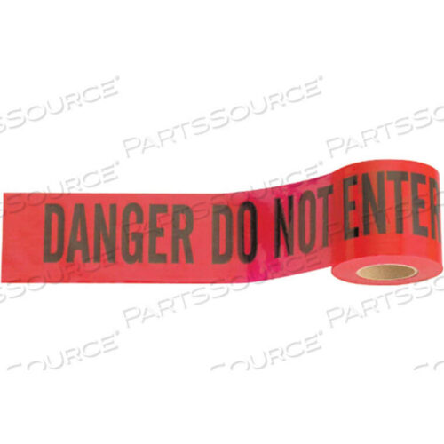 OEM#: 3322300 X 3 КРАСНАЯ ЛЕНТА «ОПАСНО, НЕ ВХОДИТЬ», 1 РУЛОН от Johnson Level