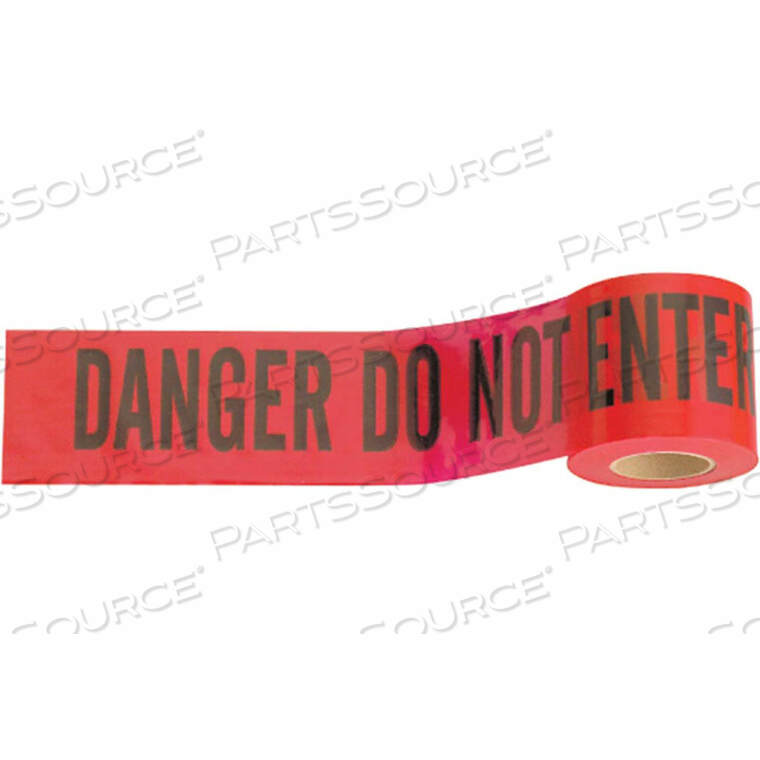 OEM#: 3322300 X 3 КРАСНАЯ ЛЕНТА «ОПАСНО, НЕ ВХОДИТЬ», 1 РУЛОН от Johnson Level