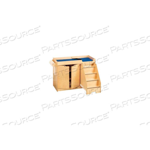 OEM#: 5137JCПЕНАЛЬНЫЙ СТОЛИК С 3 ПОЛОЧНЫМИ ШКАФЧИКАМИ И ЛЕСТНИЦЕЙ С ПРАВОЙ СТОРОНЫ от Jonti-Craft Inc