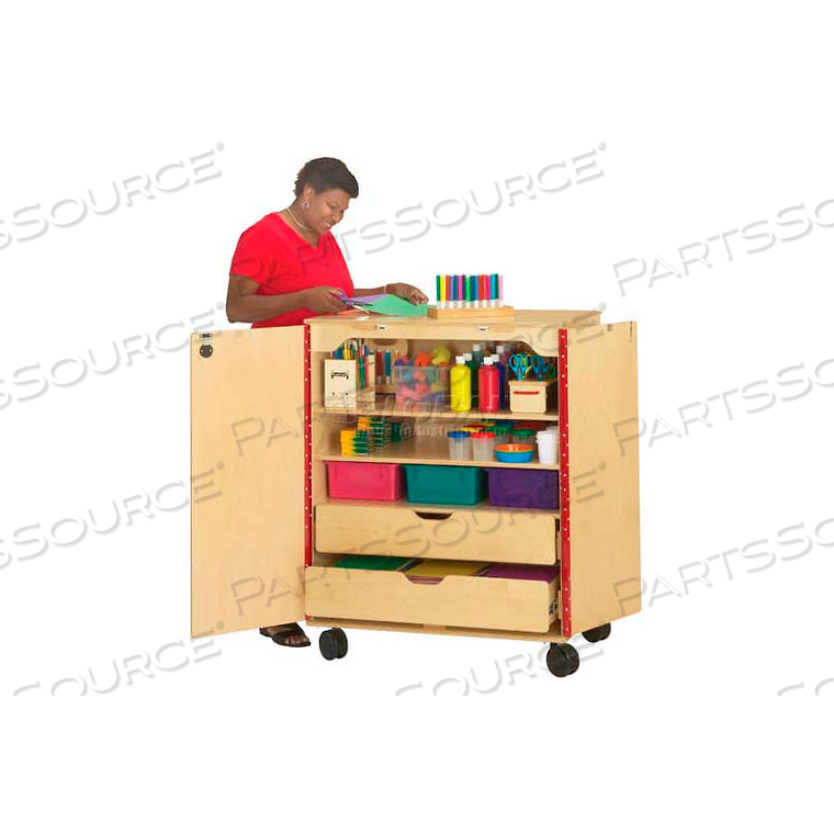 OEM#: 9510JCМОБИЛЬНЫЙ ШКАФ ДЛЯ ЭЛЕКТРОПИТАНИЯ 36 Ш x 24 Г x 46 В, BRICH, СБОРКА Jonti-Craft Inc