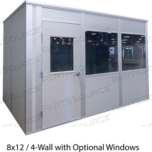 OEM#: G_SDG122030INPLANT OFFICE, СЕРЫЙ ВИНИЛ ВНУТРИ И СЕРЫЙ СТАЛЬНОЙ ВНЕШНИЙ, 12X20, 3-СТЕНОВЫЙ, КЛАСС ПОЖАРОПРОЧНОСТИ A И STC27 SOUND от Porta-King