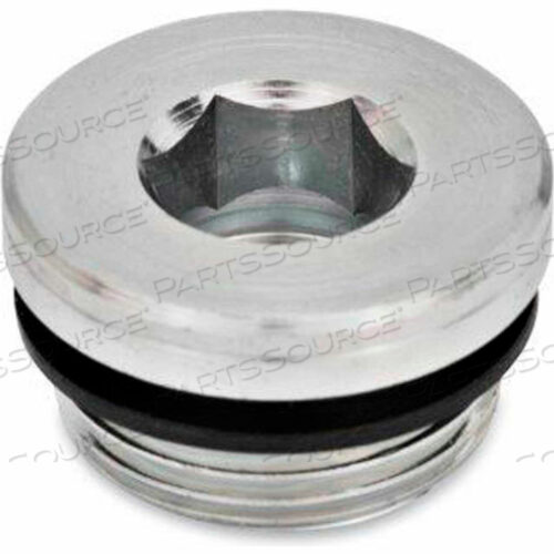 GN 749 РЕЗЬБОВЫЕ ЗАГЛУШКИ ДЛЯ ТРУБ, СТАЛЬНЫЕ, ОЦИНКОВАННЫЕ, С УПЛОТНЕНИЕМ ИЗ СИНТЕТИЧЕСКОГО КАУЧУКА NBR, M 18 X 1,5