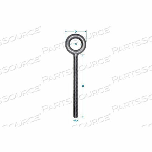 УГЛЕРОДНЫЙ БОЛТ С ПРОУШИНОЙ - ГЛАДКИЙ УЗОРЫ - 1/2-13 - 3 ХВОСТОВИКА - СДЕЛАНО В США