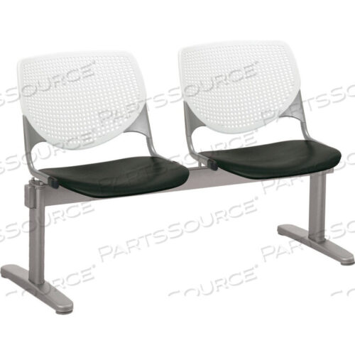 OEM#: 2300BEAM2-BP08-SP10BEAM SEATING ГОСТЕВЫЕ КРЕСЛА - 2 МЕСТНЫЕ - БЕЛЫЕ/ЧЕРНЫЕ от KFI