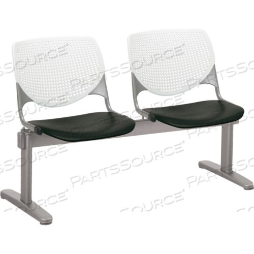 OEM#: 2300BEAM2-BP08-SP10BEAM SEATING ГОСТЕВЫЕ КРЕСЛА - 2 МЕСТНЫЕ - БЕЛЫЕ/ЧЕРНЫЕ от KFI