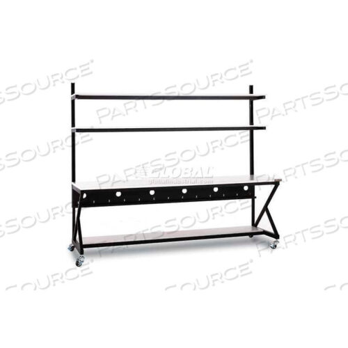 OEM#: 5000-3-100-9696 СТАНЦИЯ LAN PERFORMANCE 100 SERIES С ПОЛОВИННОЙ НИЖНЕЙ ПОЛКОЙ, FOLKSTONE GRAY от Kendall Howard LLC