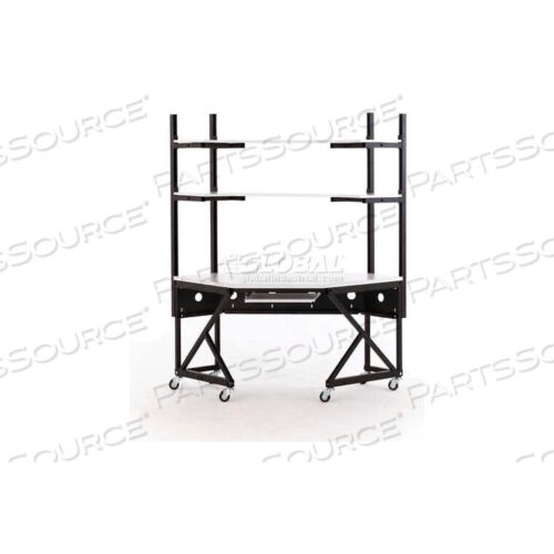 OEM#: 5000-3-100-CRPERFORMANCE CORNER LAN STATION, FOLKSTONE GRAY by Kendall Howard LLC