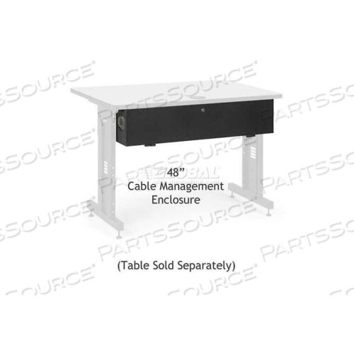 OEM#: 5500-3-100-48CABLE MANAGEMENT ENCLOSURE FOR 48 CLASSROOM TRAINING TABLE by Kendall Howard LLC