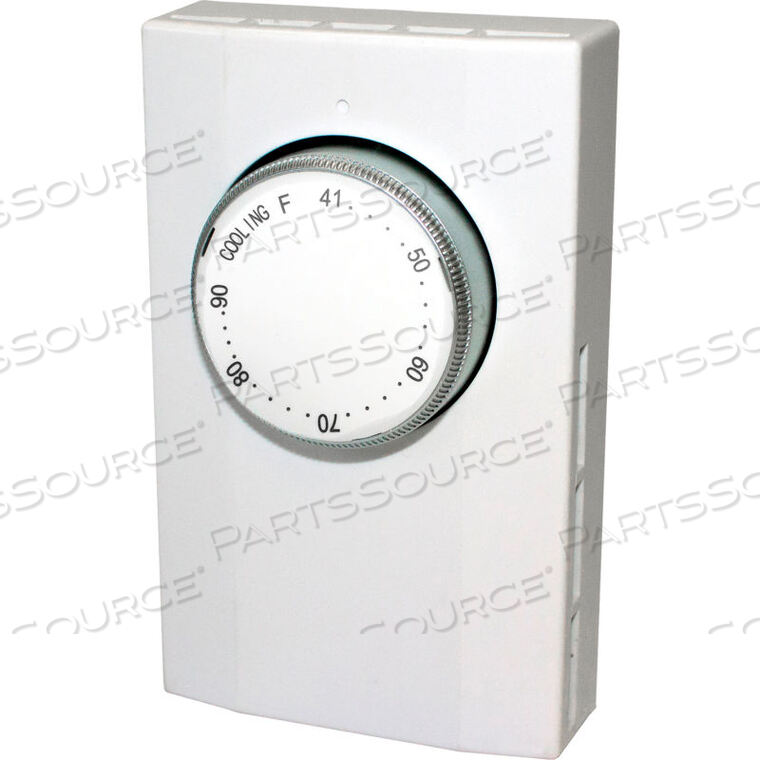 OEM#: K101-CLINE VOLTAGE МЕХАНИЧЕСКИЙ ТЕРМОСТАТ 1-ПОЛЮСНЫЙ ТОЛЬКО ОХЛАЖДЕНИЕ 120/208/240/277 В 18/22 А от King Electric Mfg