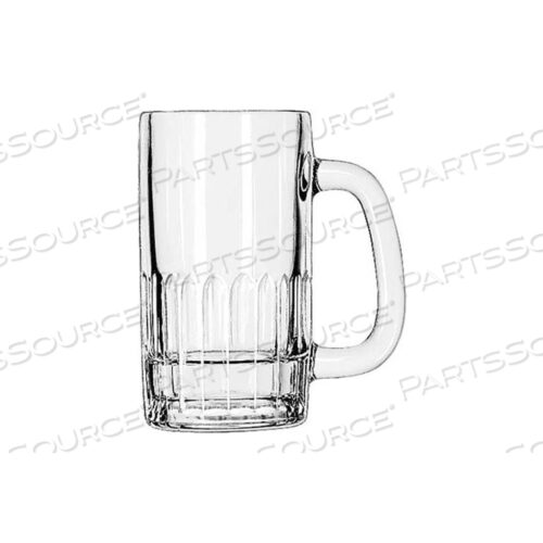 ПИВНОЙ СТЕКЛО, КРУЖКА 12 УНЦИЙ, ПАНЕЛЬНЫЙ ПРОЗРАЧНЫЙ, УПАКОВКА 24 ШТ.