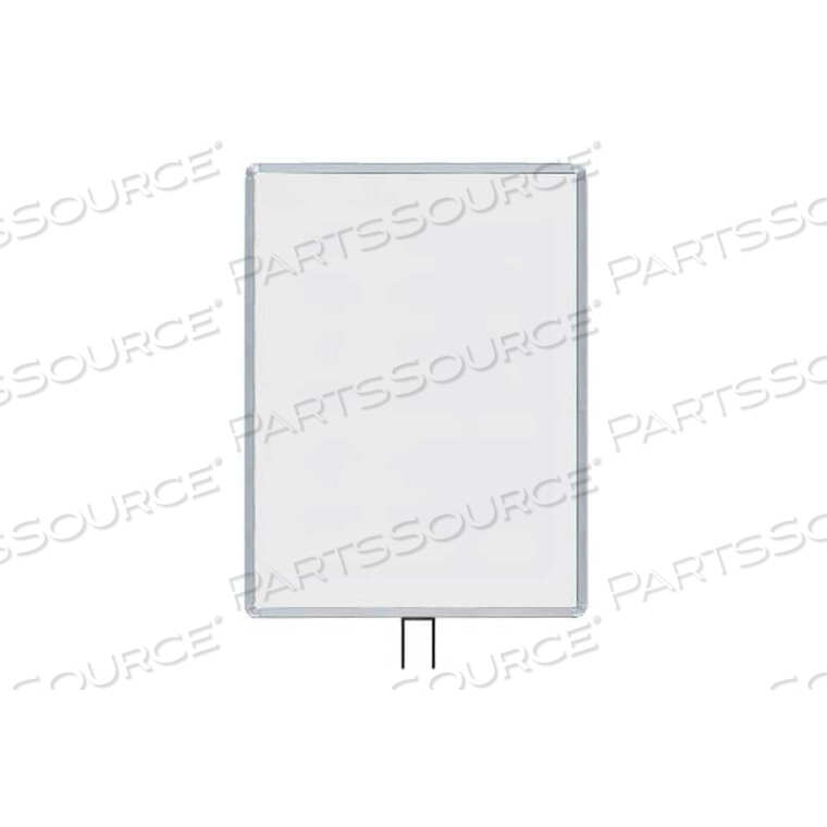 OEM#: 50-1136F12V/SAVERTICAL FIXED SIGN FRAME, 22 X 28, FOR 13 POSTS, SATIN by Lavi