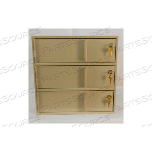 OEM#: 2303-17-IBANKING ХРАНИЛИЩЕ И СЕЙФ ВНУТРЕННЕЕ ОТДЕЛЕНИЕ 3 ОТДЕЛЕНИЯ - 16-1/4 Ш X 17 Г X 15-11/16 В СЕРЫЙ от Fenco