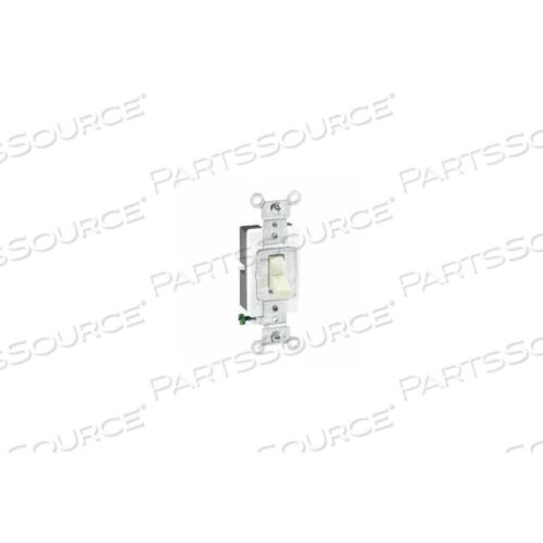 OEM#: 1221-SW1221-SW 20A, 120/277 В, ОДНОПОЛЮСНЫЙ БЕСШУМНЫЙ ВЫКЛЮЧАТЕЛЬ ПЕРЕМЕННОГО ТОКА, ЗАЗЕМЛЕНИЕ, БЕЛЫЙ от Leviton