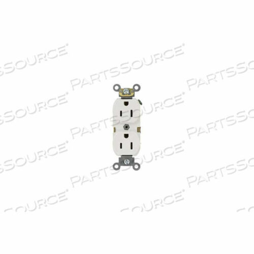 OEM#: 5262-SW15A, 125 В, ДВУХСТОРОННЯЯ РОЗЕТКА, САМОЗАЗЕМЛЕНИЕ, БЕЛАЯ от Leviton
