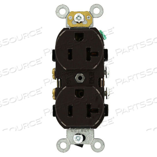 OEM#: 534220A, 125 В, ДВУХСТОРОННЯЯ РОЗЕТКА, КОРИЧНЕВАЯ от Leviton