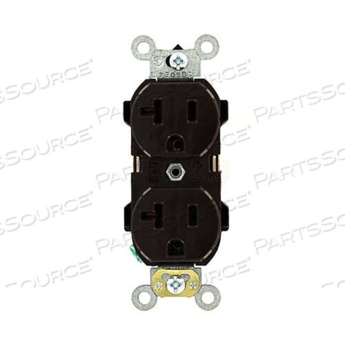 OEM#: 535220A, 125 В, ДВУХСТОРОННЯЯ РОЗЕТКА, КОРИЧНЕВАЯ от Leviton